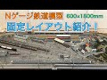固定レイアウト紹介【2021年版】Nゲージ鉄道模型 N scale model railroad layout