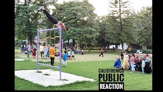 Callisthenics Public Reaction | Juned Fitness