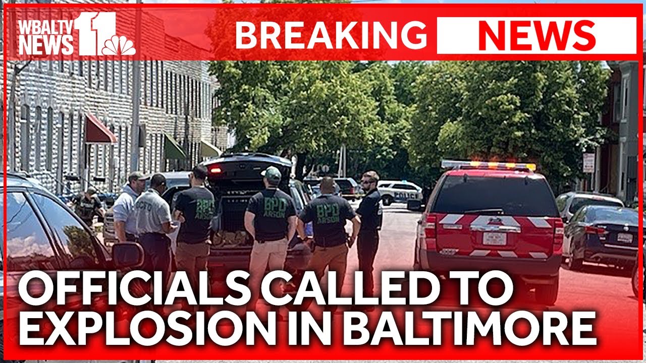 Police: Man in custody after report of explosion in Baltimore - YouTube