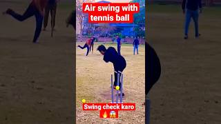 tennis ball se air swing tips🎾||swing check karo🔥#cricket #shorts #swing #youtubeshorts #viralvideo screenshot 3