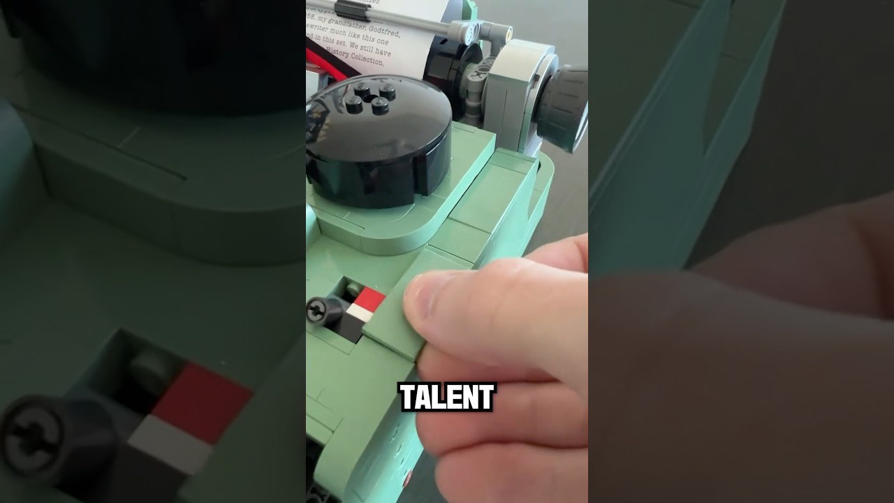 He discovered his talent late on