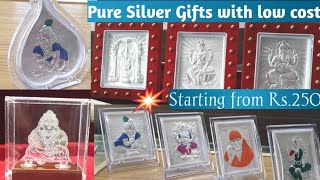 Pure Silver Gifts Rs 250 only Silver Gift Collections Lucky to keep in pooja roo