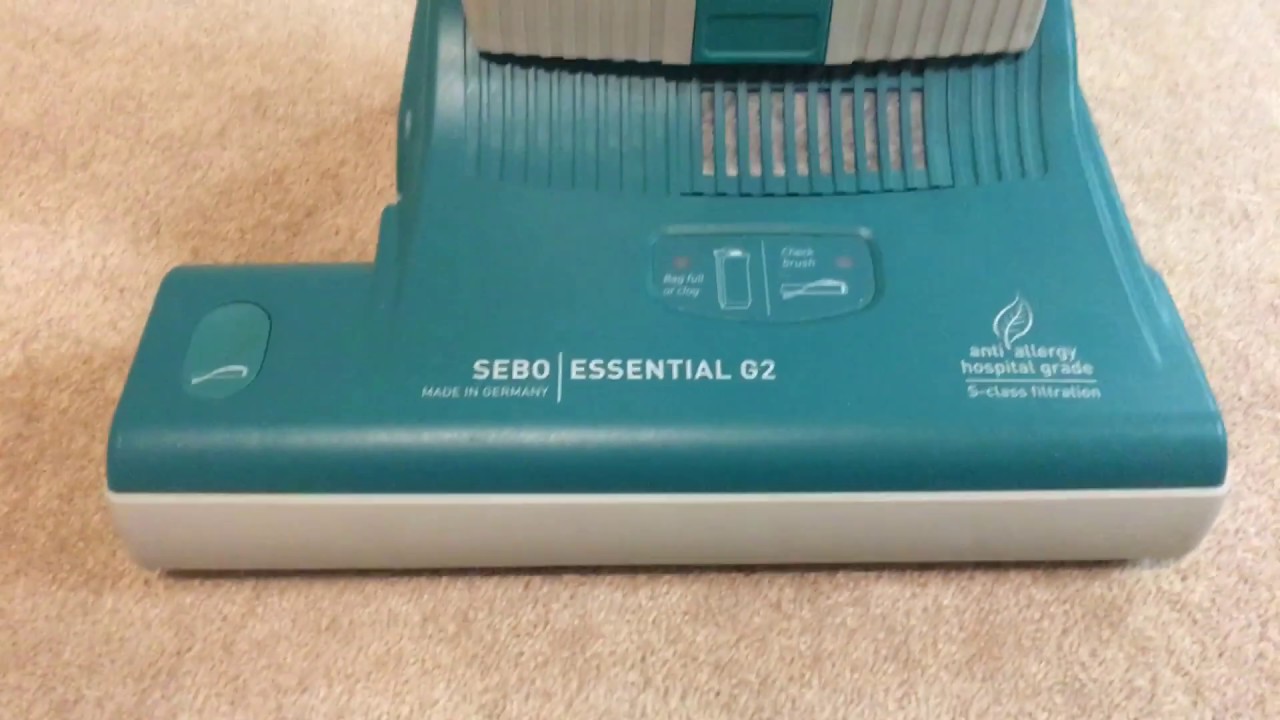 My sebo essential G2 vacuum YouTube