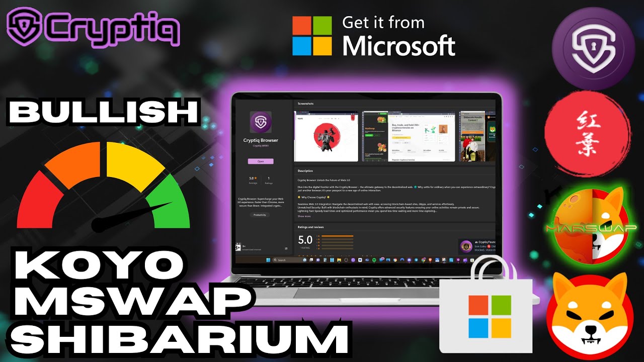 CRYPTIQ Web3 Browser Now On Microsoft Store - YouTube
