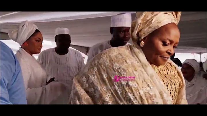 Beautiful Moment with Olori sekinat Elegusi @Oba Ademola Elegusi mum  70th birthday