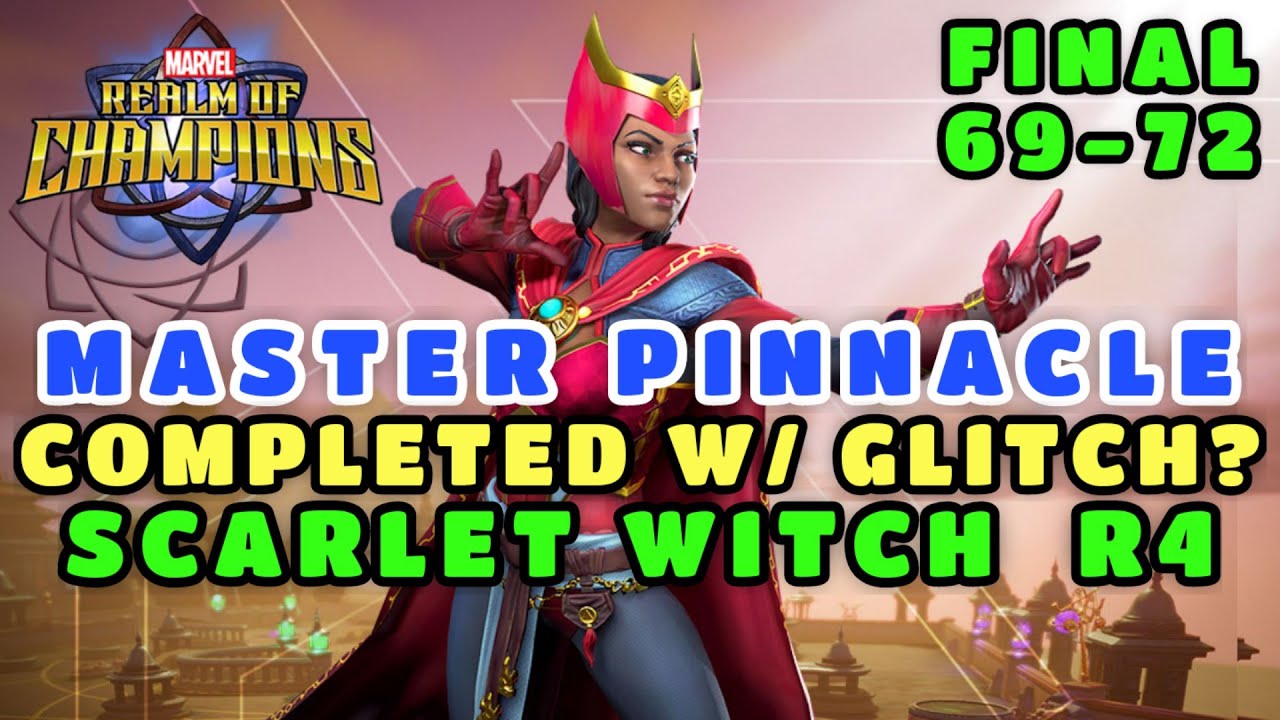 SORCERER SUPREME w/ GLITCH? COMPLETED MASTER PINNACLE FINAL 69-72 - MARVEL REALM OF CHAMPIONS