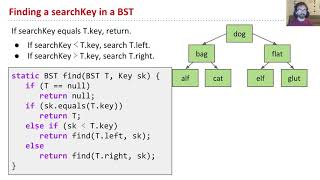 [ADTs, Sets, Maps, BSTs, Video 4] - BST Search