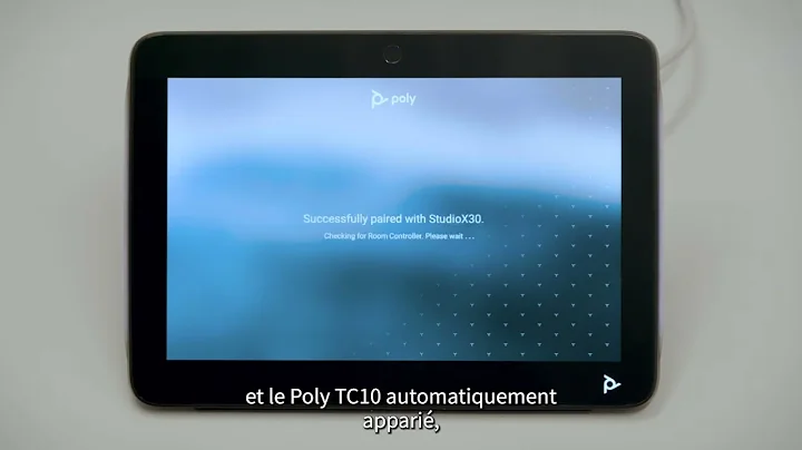 poly tc10 pairing zoom rooms video FR (French)