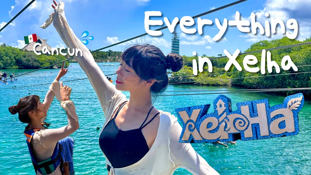 여기가 칸쿤 필수코수라며?🏖️ 천연 워터파크 셀하 뿌수기💦🥊 | 🇲🇽멕시코7