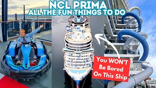Norwegian Prima - All The Fun Things To Do On This Ship. INCLUDED & PAID FOR EXTRAS Net Worth
