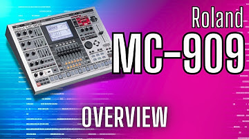 Roland MC-909 Groovebox | Front & Rear Panel Overview