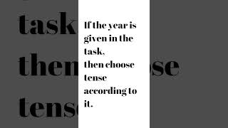 Which tense to use in writing task 1?