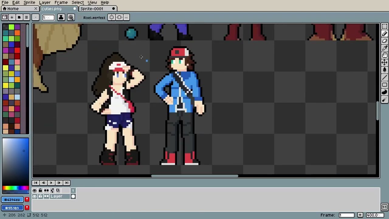 How to draw a pixel art character