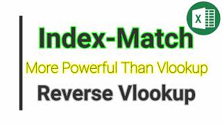 stop using vlookup in excel. switch to index match