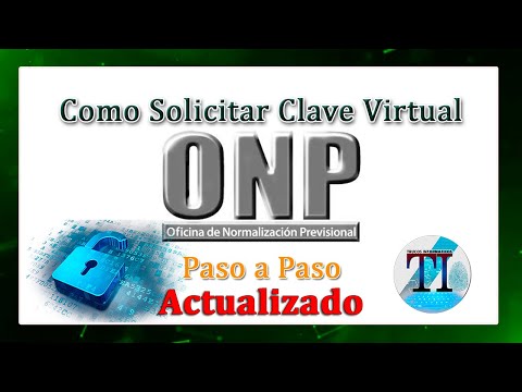 ONP | COMO CREAR MI CLAVE VIRTUAL - ACTUALIZADO | CUANTO APORTES TENGO - NO PUEDO GENERAR MI CLAVE