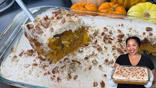 Forget Pumpkin Pie! This Pumpkin Crunch Cake is WAY BETTER! The Ultimate fall dessert!
