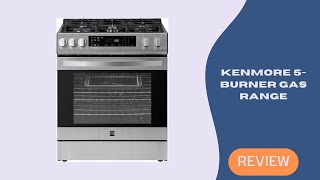 Kenmore 2276853 Front Control Gas Range – Turbo Boil & Self-Clean Oven Features