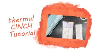 We R makers Thermal Cinch | Making a notebook