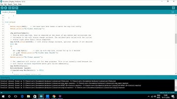 Location Display Using the Idiotware Shield
