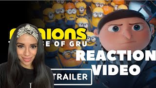 Minions: The Rise of Gru - Official Trailer (2022) *REACTION VIDEO**