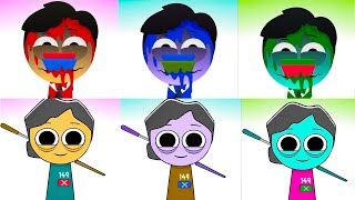 Sprunki Thanos, 001, The Recruiter, Player 456, 149 Squid Game