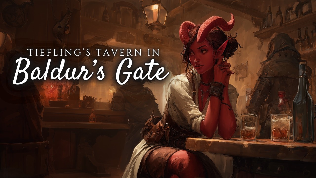 Tiefling's Tavern in Baldur’s Gate – Peaceful Fantasy Tavern Music & Magical Atmosphere