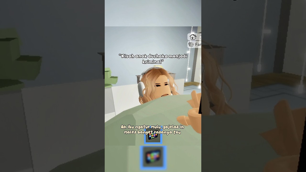 Kisah anak durhaka menjadi kriminal 😰 #shorts #roblox #fyp #brookhaven #drama