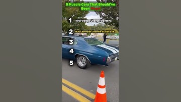 5 Muscle Cars That Should’ve Been Illegal 🚫 #shorts
