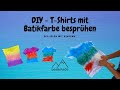 T-Shirts selber gestalten mit Kindern