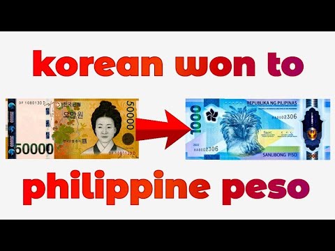 Korean Won To Philippine Peso Exchange Rate Today | KRW To PHP | Won To Peso | Korean Money To Peso