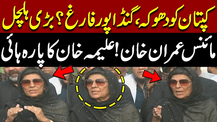Gandapur Betrayed Imran Khan ? | Aleema Khan Lashes Out At Ali Amin Gandapur | Pakistan News