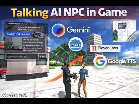 Talking AI NPC in Games – Powered by Gemini & ElevenLabs