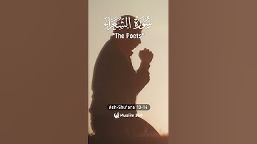 Surah Ash Shu'ara 13-14 | Hindi - Urdu Audio translation | سورة الشعراء |#ashshuara #ramadan #viral