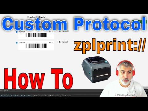 How to Automate Zebra Label Printing with Custom Web Protocols