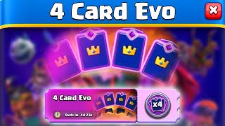 BEST DECK FOR 4 CARD EVO CHALLENGE IN CLASH ROYALE