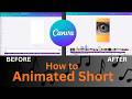 Create Animated Shorts in Canva  (Beginner Tutorial)