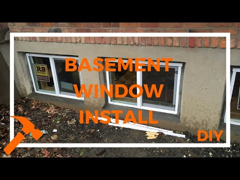 How To Install Basement Windows In A Concrete Opening