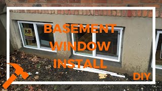 How To Install Basement Windows In A Concrete Opening