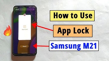 How to use App Lock in Samsung M21 || Samsung M21 App lock
