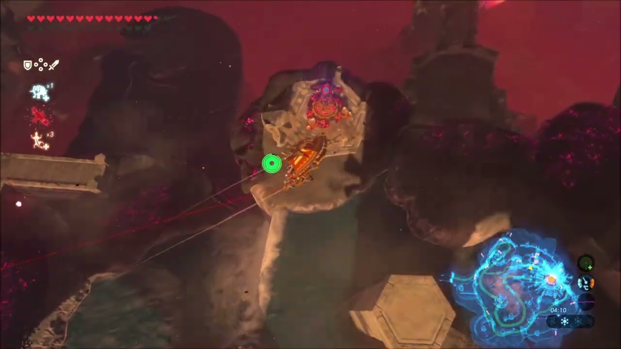 Bug loquísimo con un guardián en zelda botw