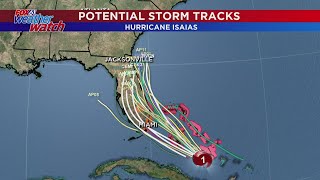 Tracking Hurricane Isaias and watching weekend heat \& storms
