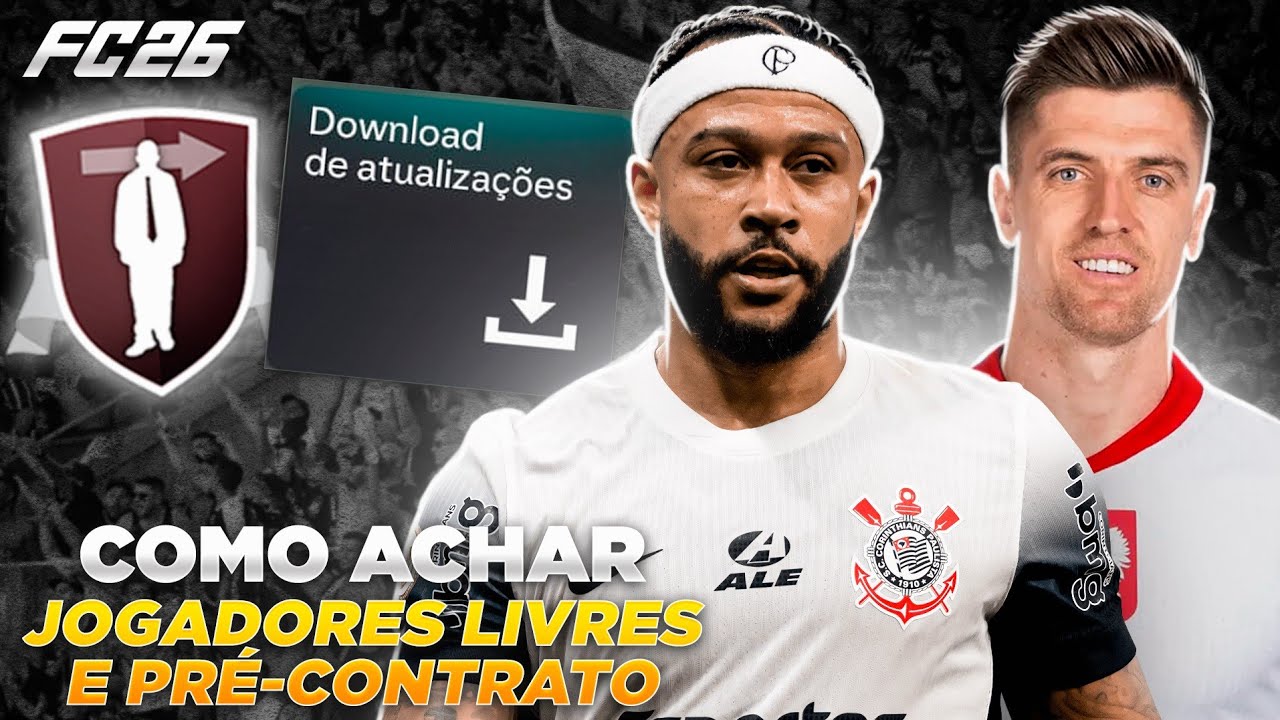 COMO ACHAR JOGADORES LIVRES e PRÉ - CONTRATOS No FC26!! -
