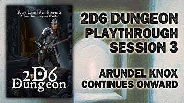 2D6 Dungeon - Print and Play, Roll and Write, Dunegon Delver