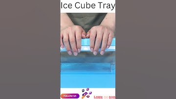 Ice Cube Tray with Lid and Bin, 64 pcs Ice Cubes Molds, Ice Trays for Freezer, Ice Cube Tray Mold