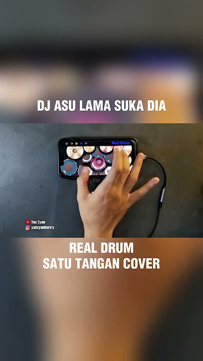 REAL DRUM - DJ ASU LAMA SUKA DIA #djtiktokterbaru #realdrum #aplikasirealdrum #djremix