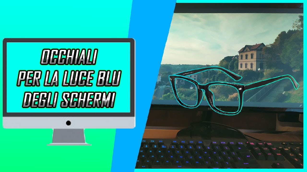 OCCHIALI per la Luce BLU degli Schermi! Review Occhiali Cyxus - YouTube