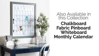 DesignOvation Bosc Wall Org Dry Erase Vertical Monthly Calendar