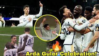 Jude Bellingham Celebrates With Arda Gulerarda Guler First Goal Celebration,Real Madrid Vs Celta