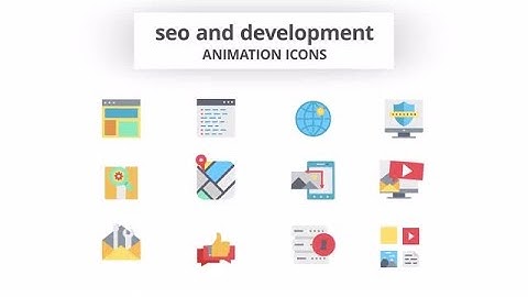 SEO & Development - Animation Icons After Effects Templates