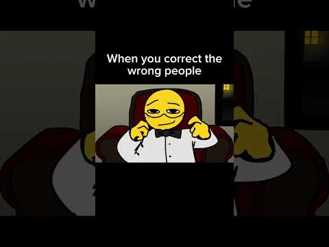 When you correct the wrong people #shorts #animation